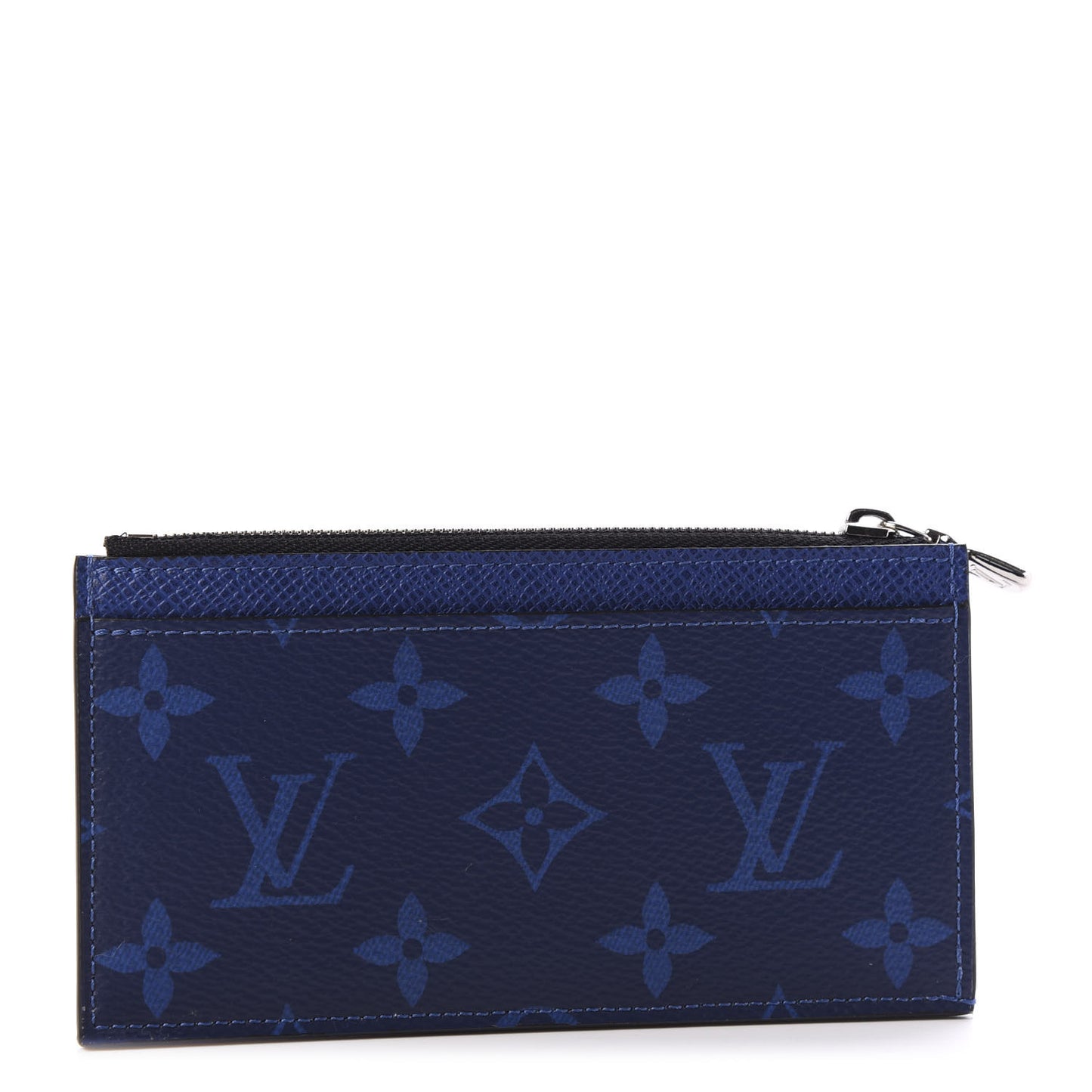 Monogram Taiga Coin Card Holder Cobalt