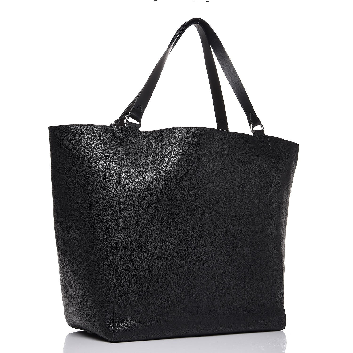 Burberry Grainy Calfskin Large Bonded Tote Black 4 of 15