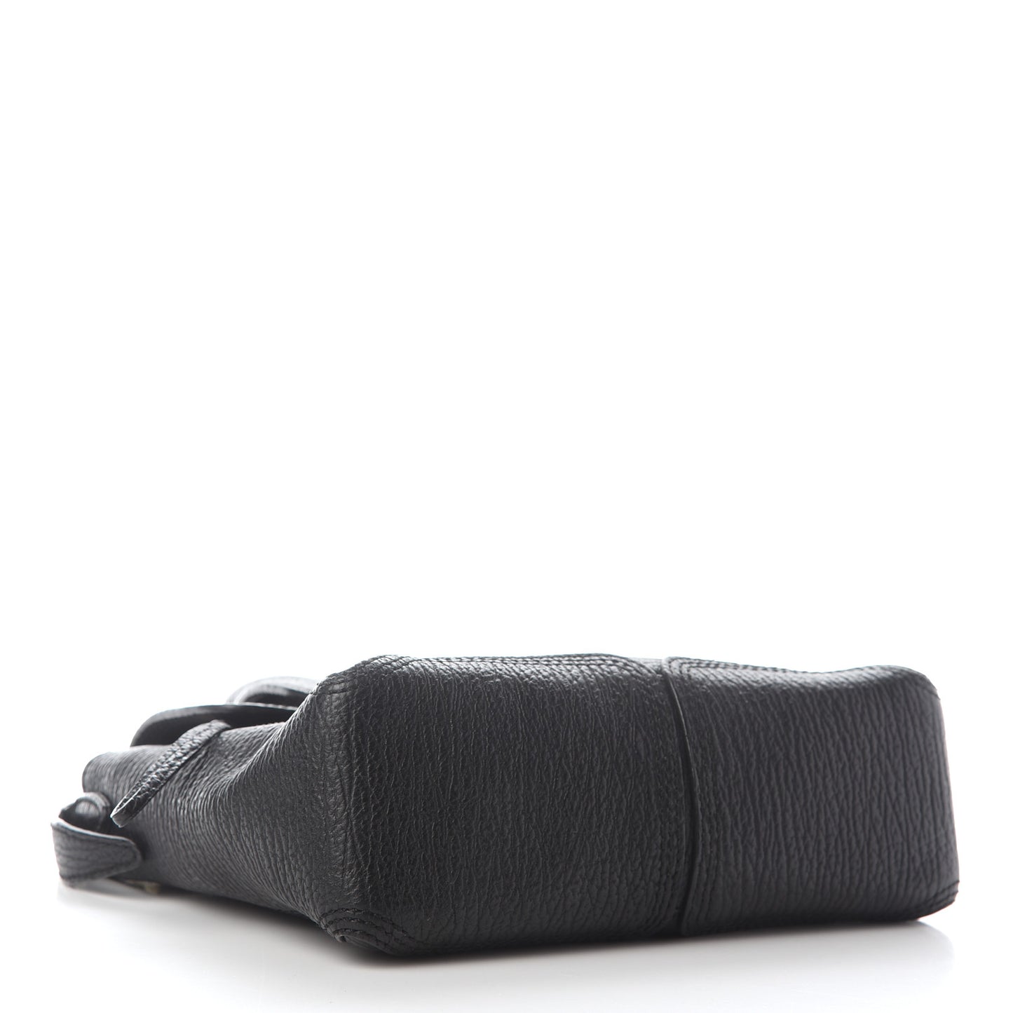 Textured Calfskin Mini Pashli Satchel Black