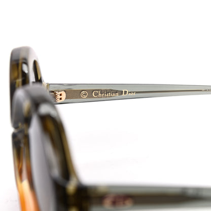 Christian Dior Diorbianca Round Sunglasses Brown 5 of 7