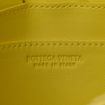 Bottega Veneta Lambskin Maxi Intreccio Small Cassette Crossbody Bag Sherbert 6 of 9