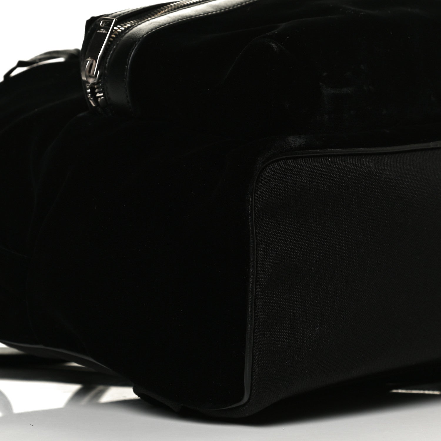 Saint Laurent Velvet Mini City Backpack Black 8 of 11