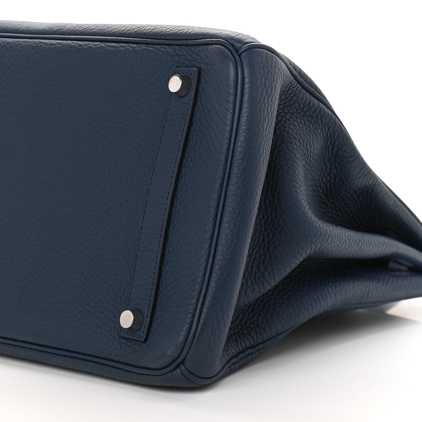Taurillon Clemence Birkin 35 Bleu De Malte
