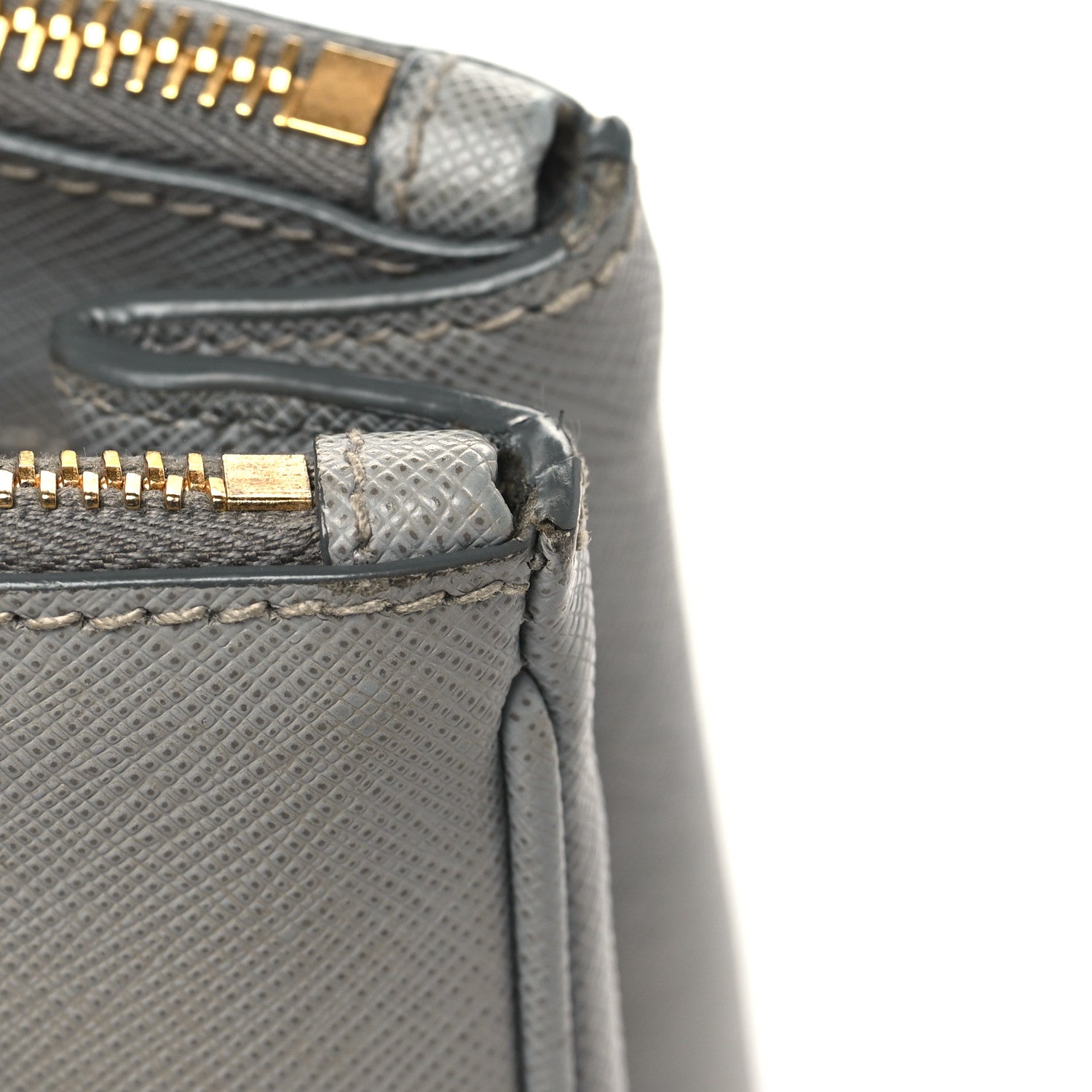 Prada Saffiano Mini Galleria Double Zip Tote Marmo 12 of 12