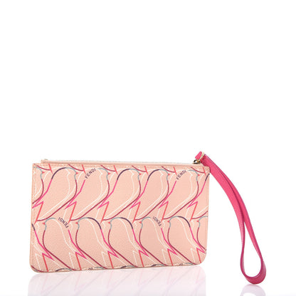 Fendi Vitello Elite QuTweet Zip Pouch Plaster Multicolor 3 of 7