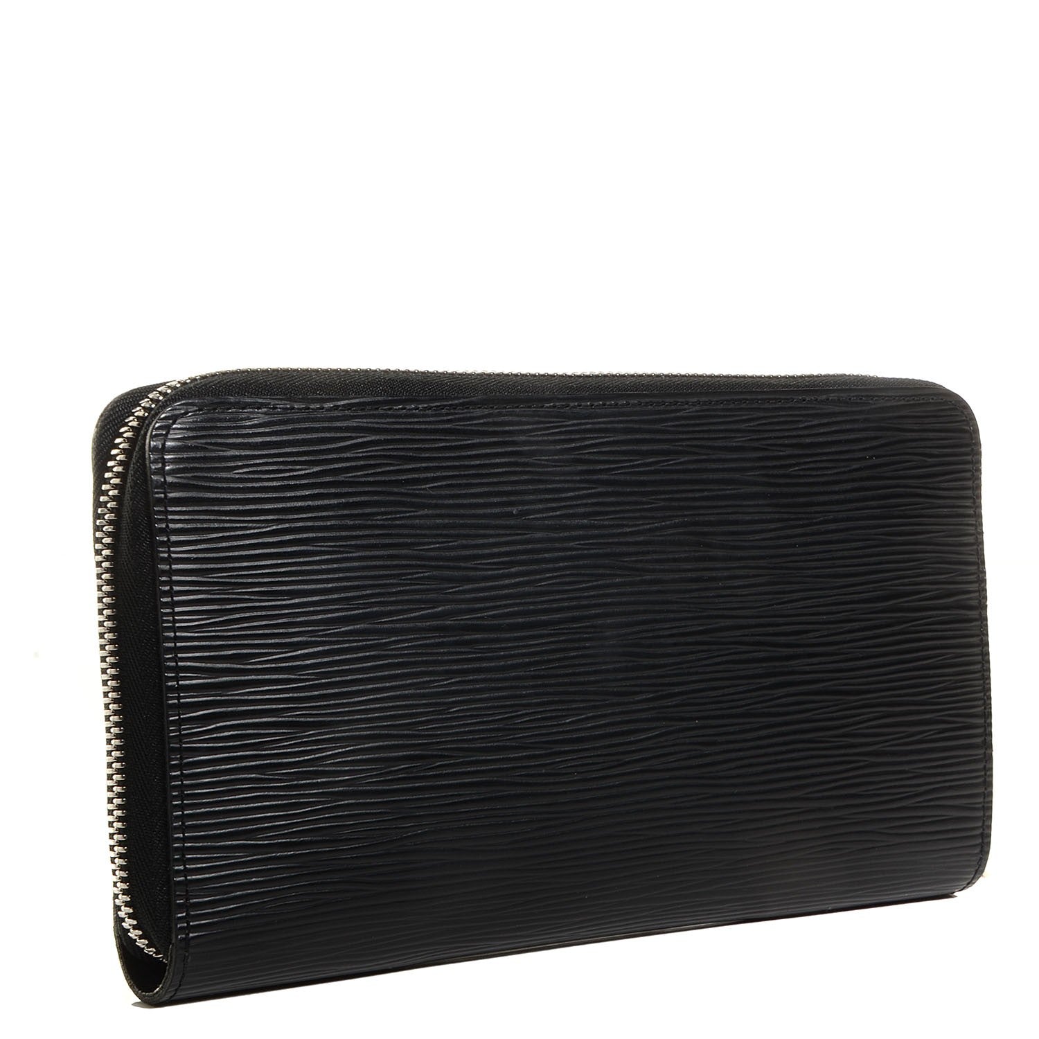 Louis Vuitton Epi Zippy Organizer Wallet Black 3 of 7