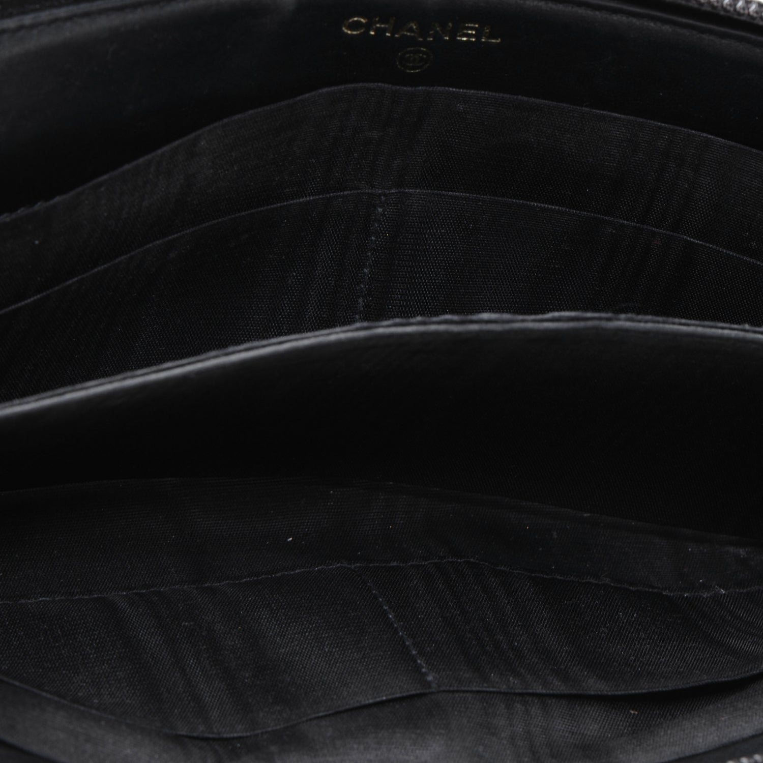 Chanel Caviar Zip Around Wallet Black 8 of 8