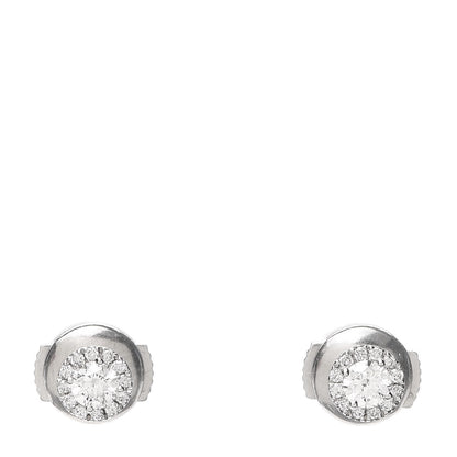 Tiffany Platinum Diamond .32ctw Soleste Earrings 1 of 5