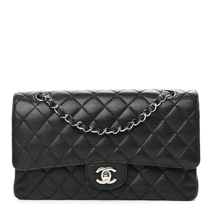 Chanel Caviar Quilted Medium Double Flap Black 1 of 9