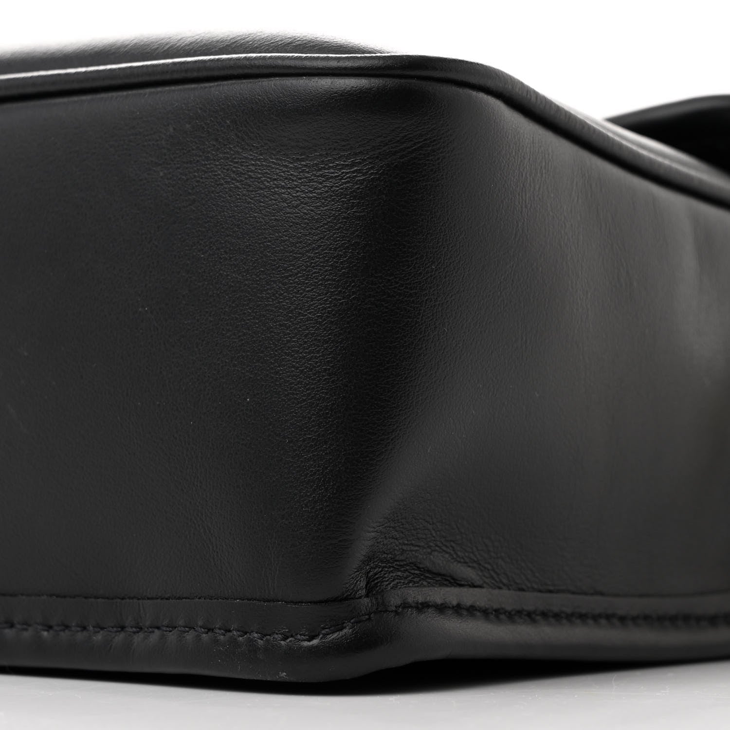 Miu Miu Fine Calf Penny Shoulder Bag Black 9 of 10