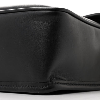 Miu Miu Fine Calf Penny Shoulder Bag Black 9 of 10