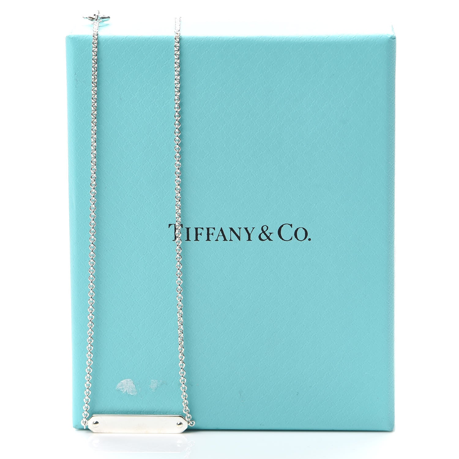 Tiffany Sterling Silver Tag Chain Necklace 7 of 7