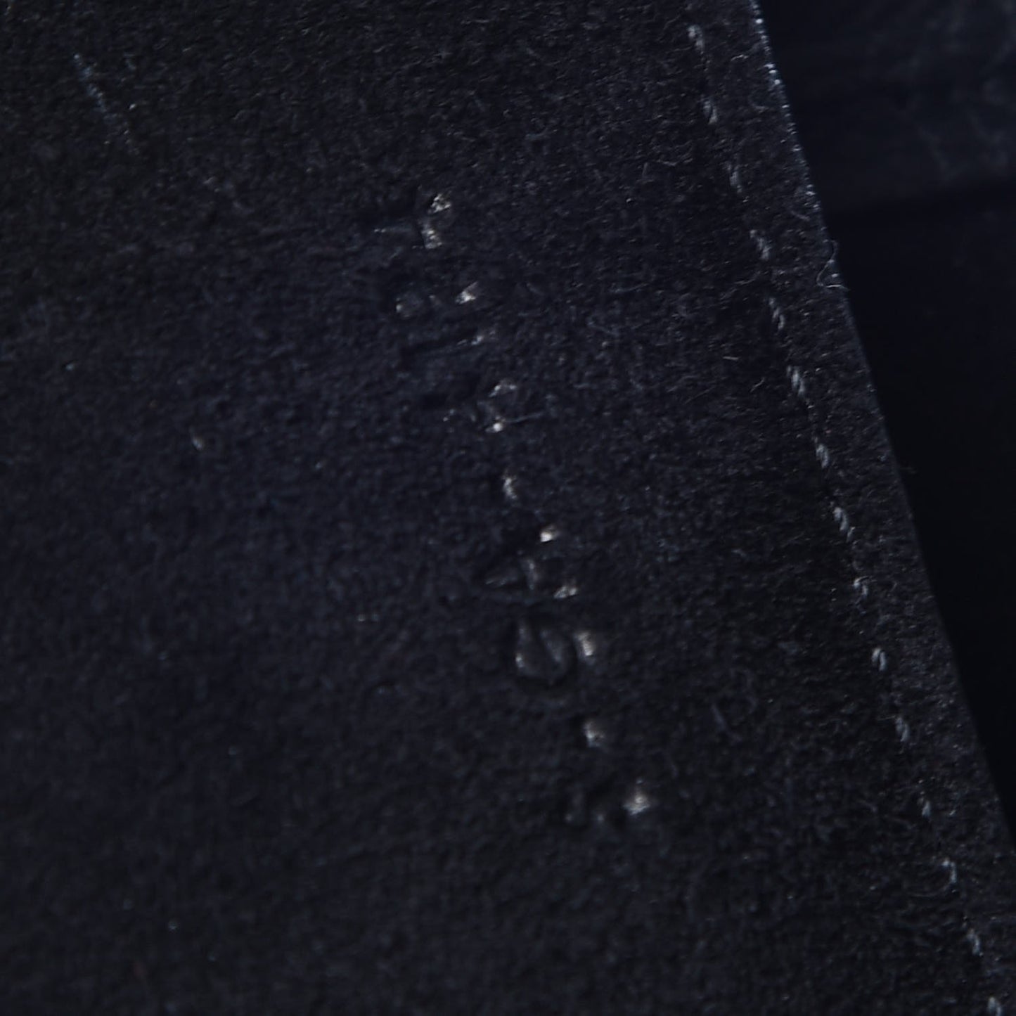 Drummed Calfskin Mini Belt Bag Black