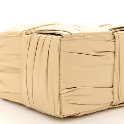 Bottega Veneta Foulard Intrecciato Pleated Medium Arco Tote Porridge 9 of 10