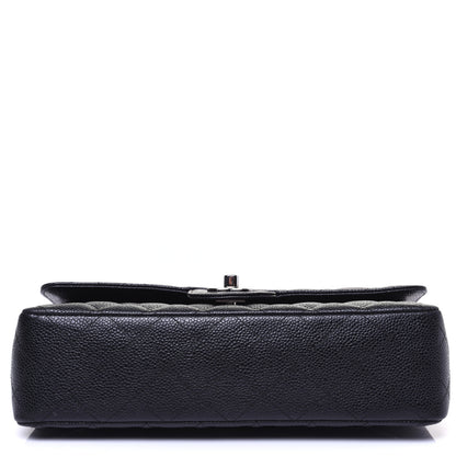 Chanel Caviar Quilted Medium Double Flap Black 10 of 14