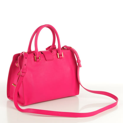 Saint Laurent Calfskin Monogram Baby Cabas Fuchsia 3 of 7