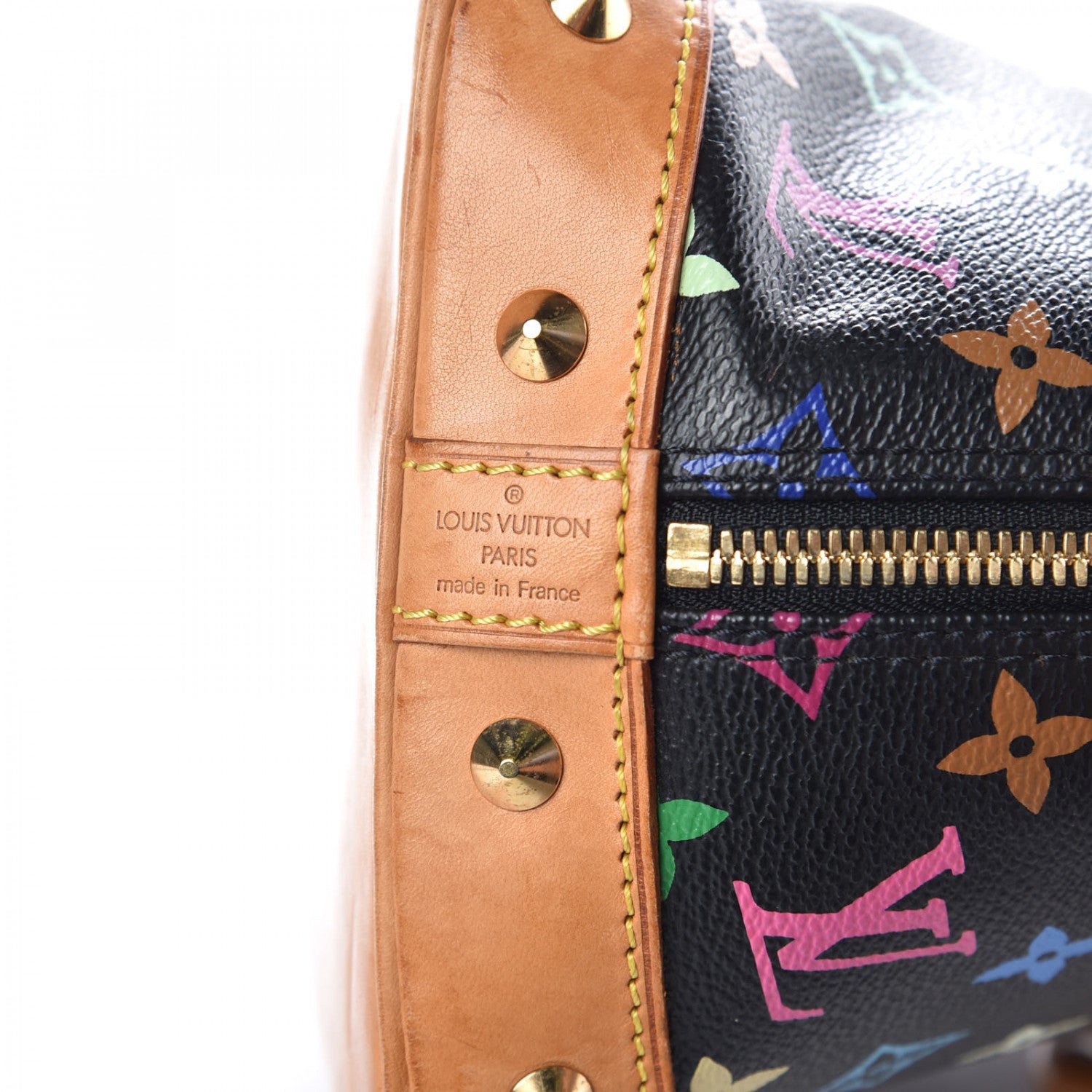 Louis Vuitton Monogram Multicolor Alma Black 7 of 14