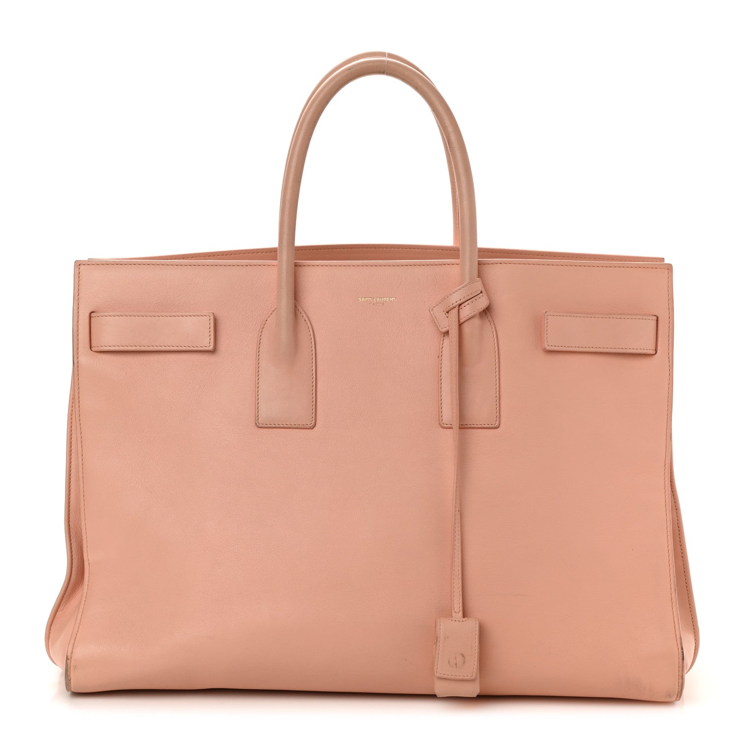 Saint Laurent Calfskin Large Sac de Jour Carryall Nude Powder 1 of 10