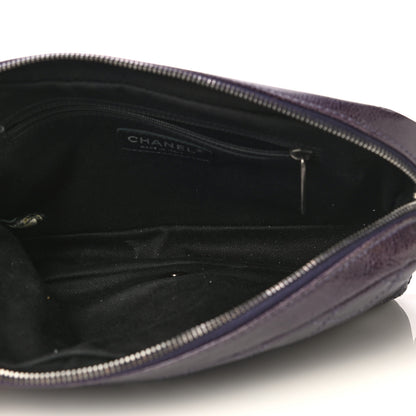 Chanel Caviar Quilted Jumbo Easy Flap Purple 5 of 11