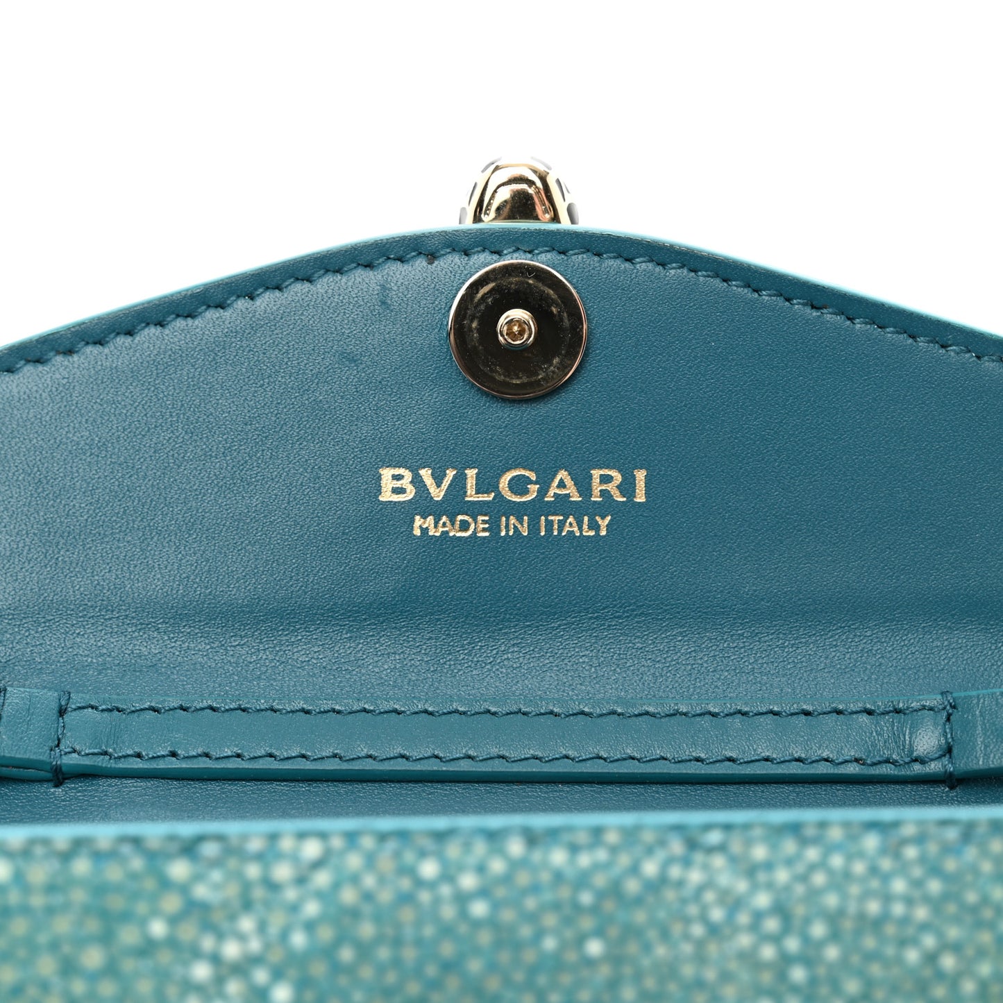 Galuchat Serpenti Forever Miniature Bag Charm Green