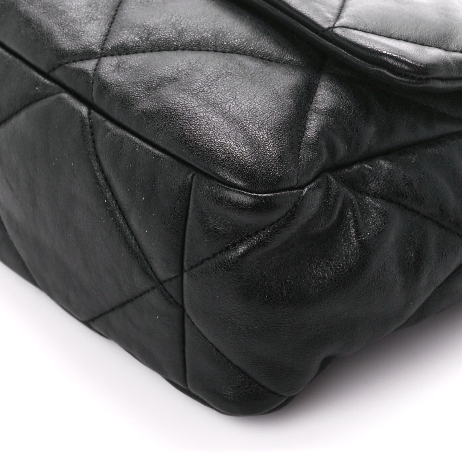 Chanel Lambskin Quilted Large Chanel 19 Flap Black 10 of 10