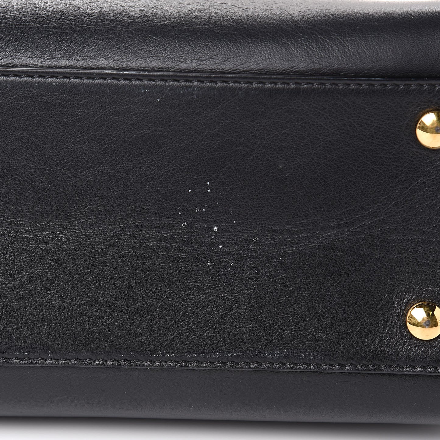 Calfskin Signature Satchel Black