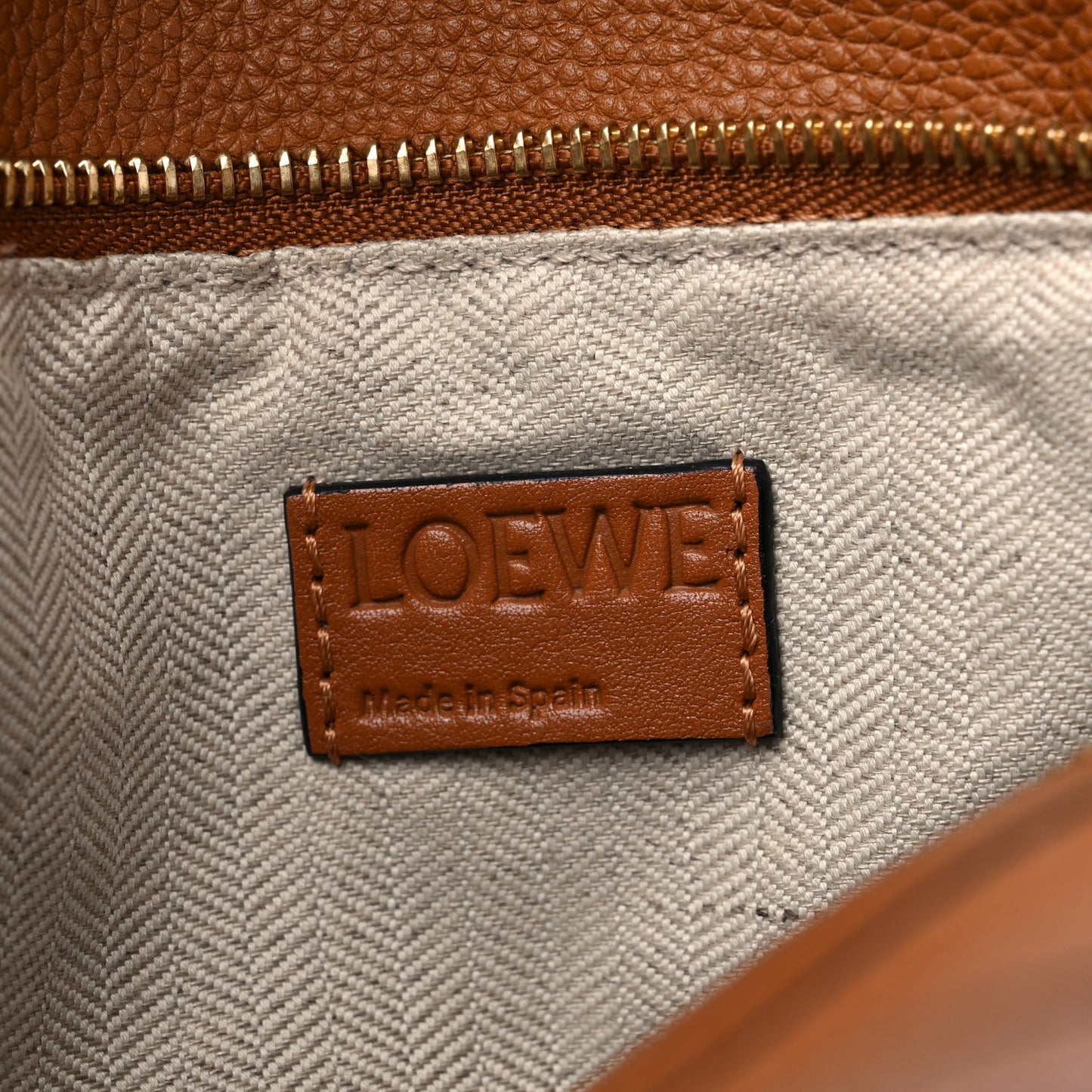 Calfskin Small Puzzle Bag Tan