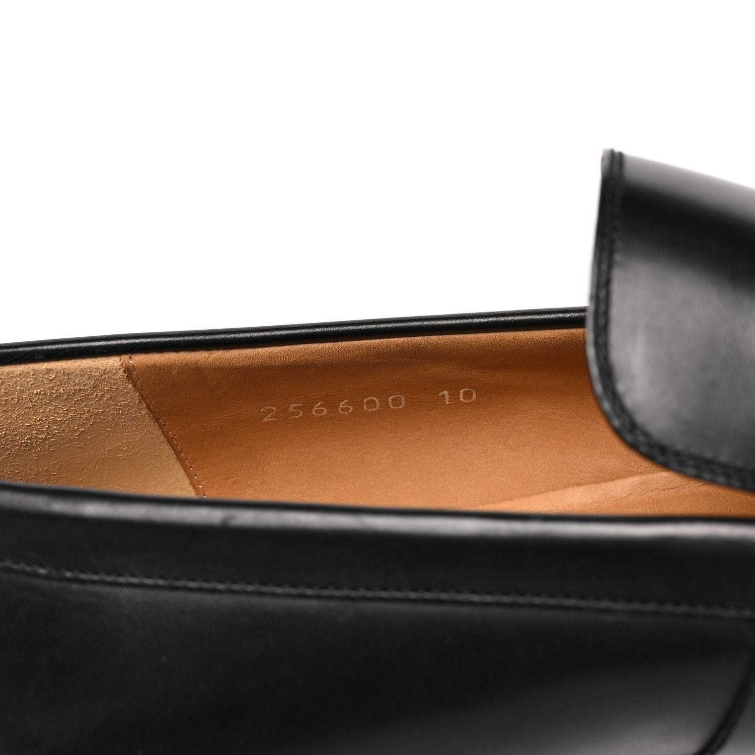 Gucci Calfskin Mens Interlocking GG Loafer 10 Black 8 of 8