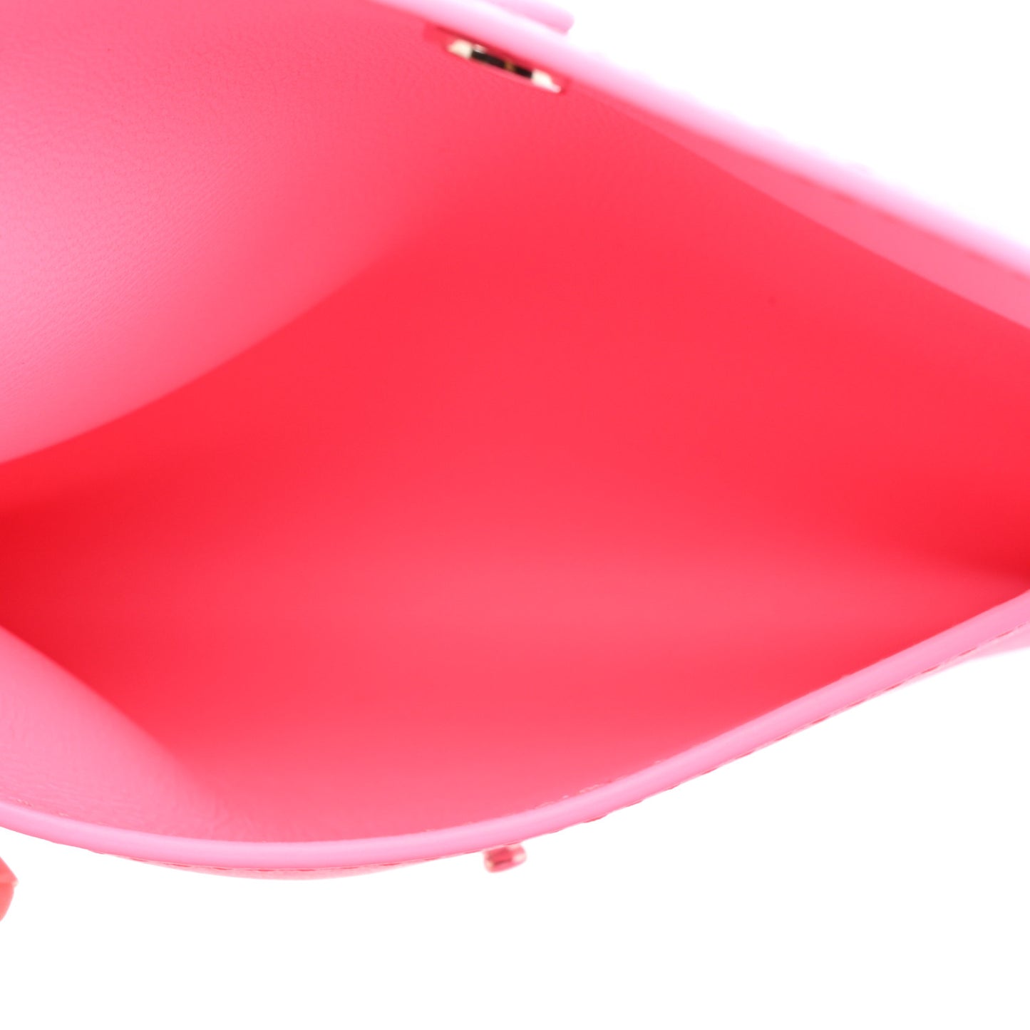 Smooth Calfskin Jeweled Hobo Bag Fluo Pink