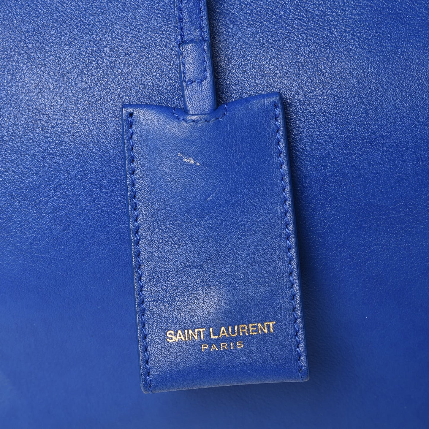 Calfskin Medium Classic Y Cabas Royal Blue