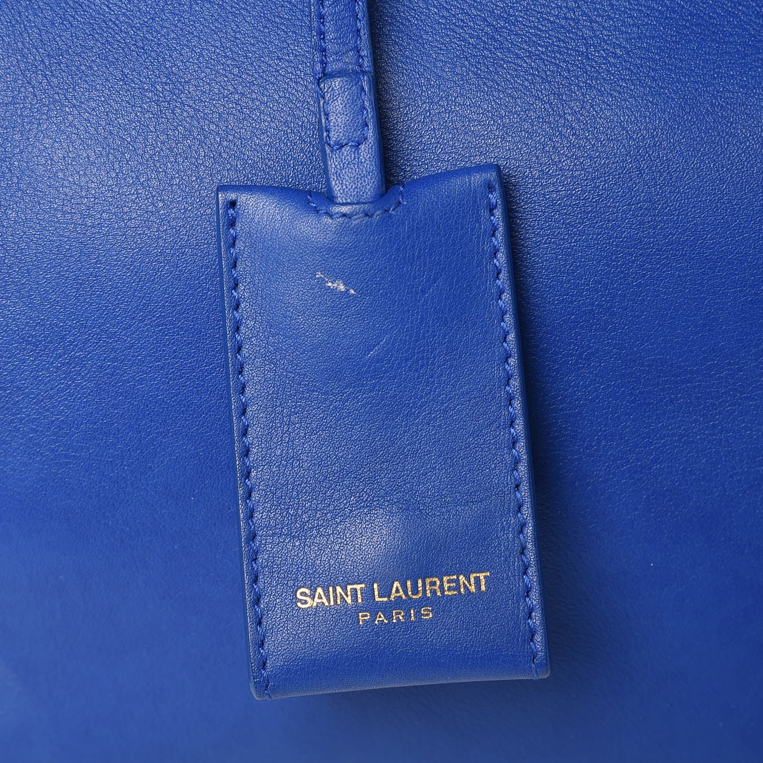 Saint Laurent Calfskin Medium Classic Y Cabas Royal Blue 16 of 24