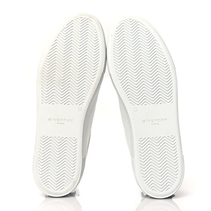 Givenchy Calfskin Metallic Womens Urban Street Sneakers 40 White Blue 5 of 7