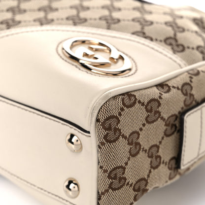Gucci Monogram Medium New Britt Boston Off White 9 of 21
