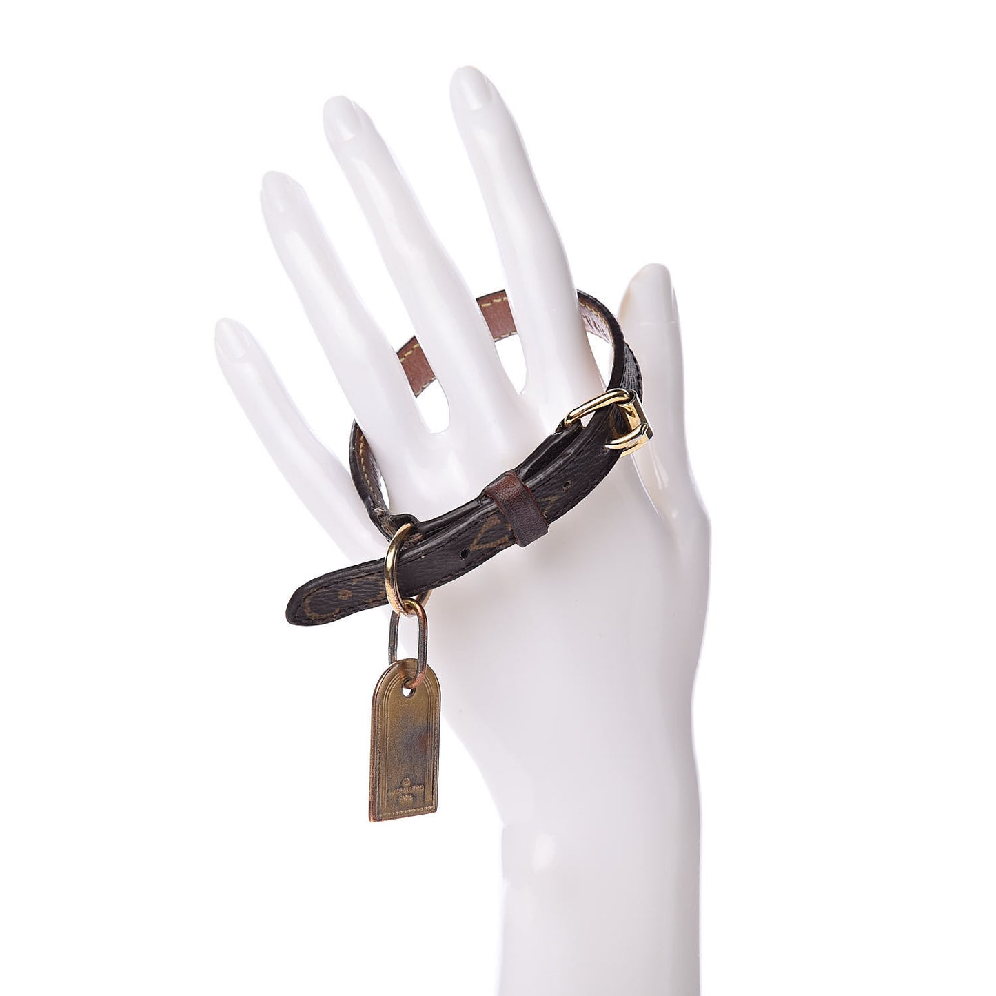 Monogram Baxter Dog Collar PM