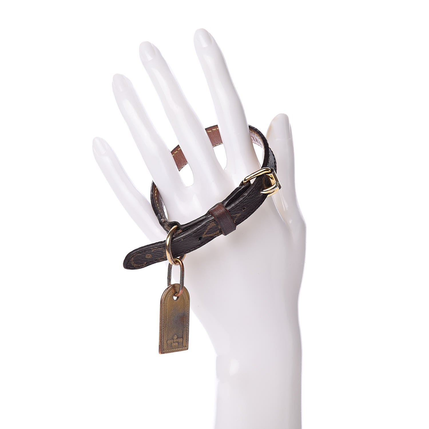 Louis Vuitton Monogram Baxter Dog Collar PM 2 of 13