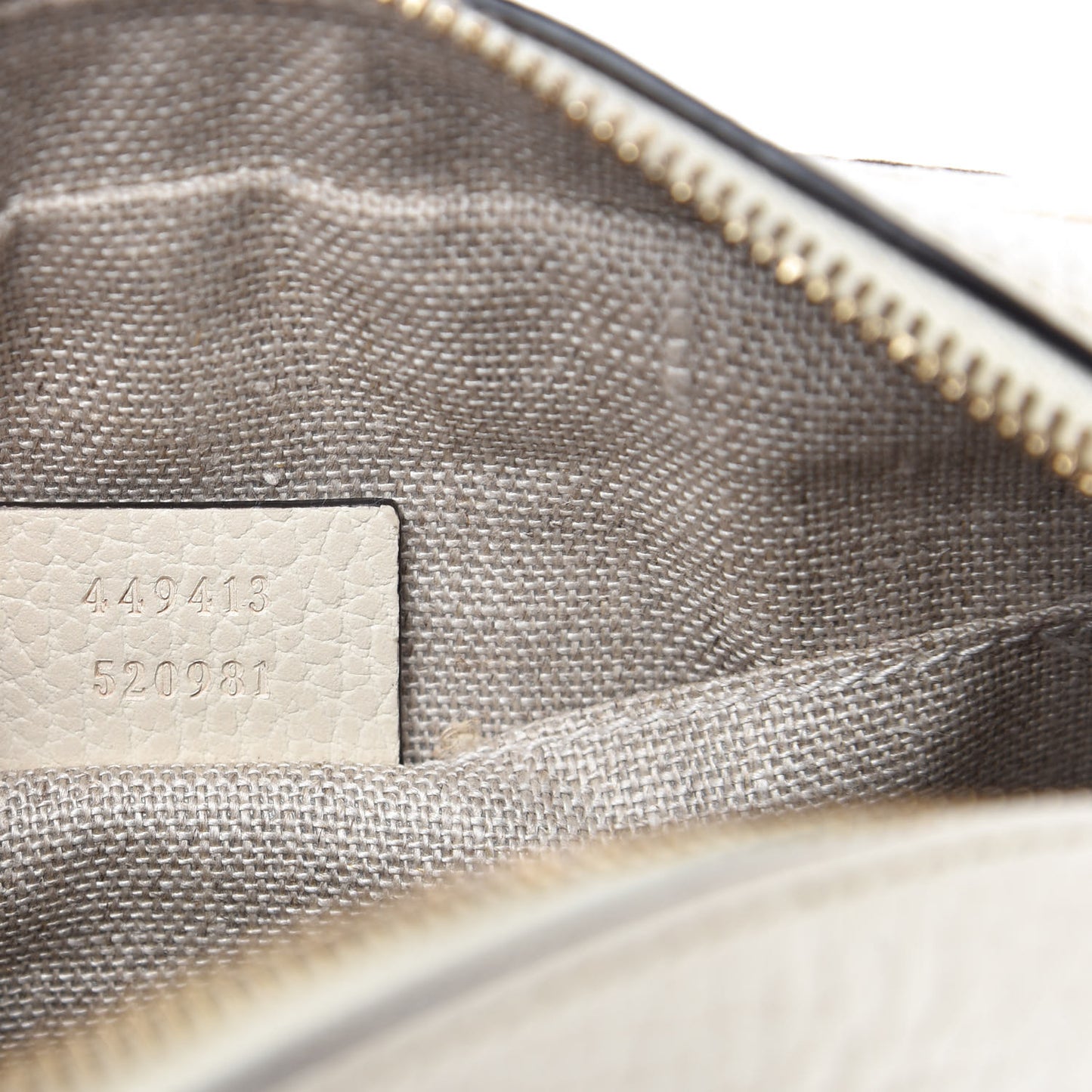 Monogram Dollar Calfskin Mini Bree Messenger Bag Beige Ebony Avoire