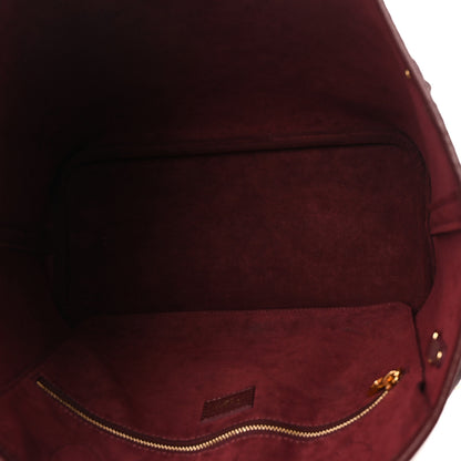 Louis Vuitton Empreinte Monogram Giant Neverfull MM Wine 6 of 10