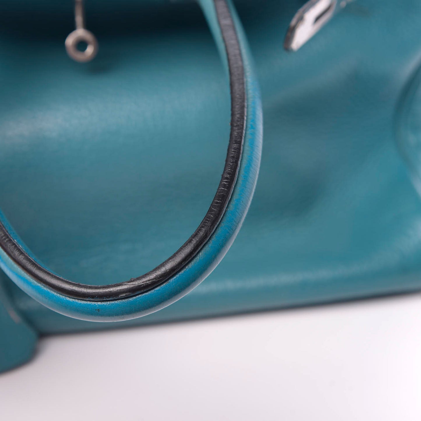 Taurillon Clemence Birkin 35 Bleu Jean