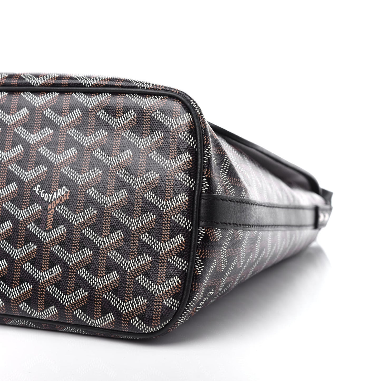 Goyardine Capetien Messenger Bag Black