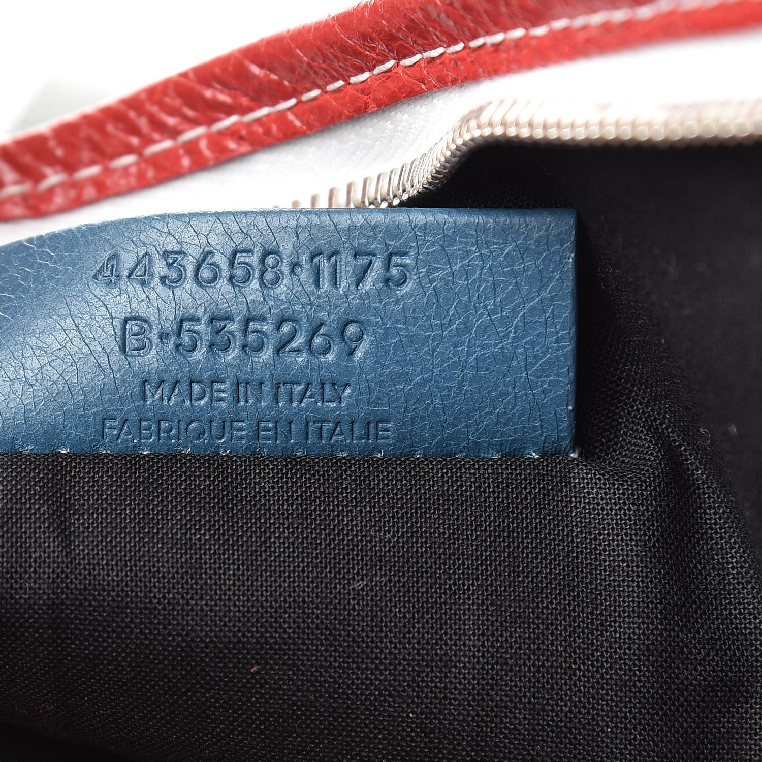 Balenciaga Agneau Arena Multicolore Bazar Pouch Grey White Black Red Blue 7 of 8