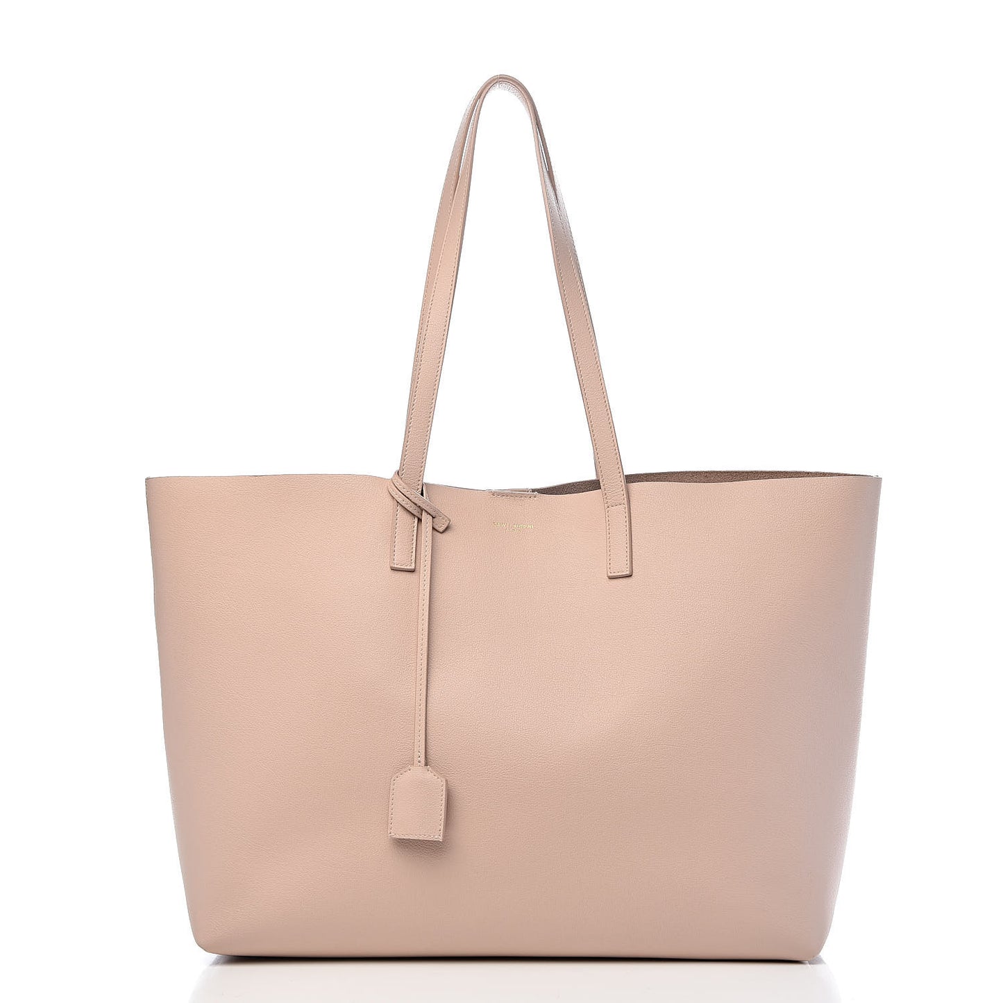 Calfskin Large Shopping Tote Pale Blush