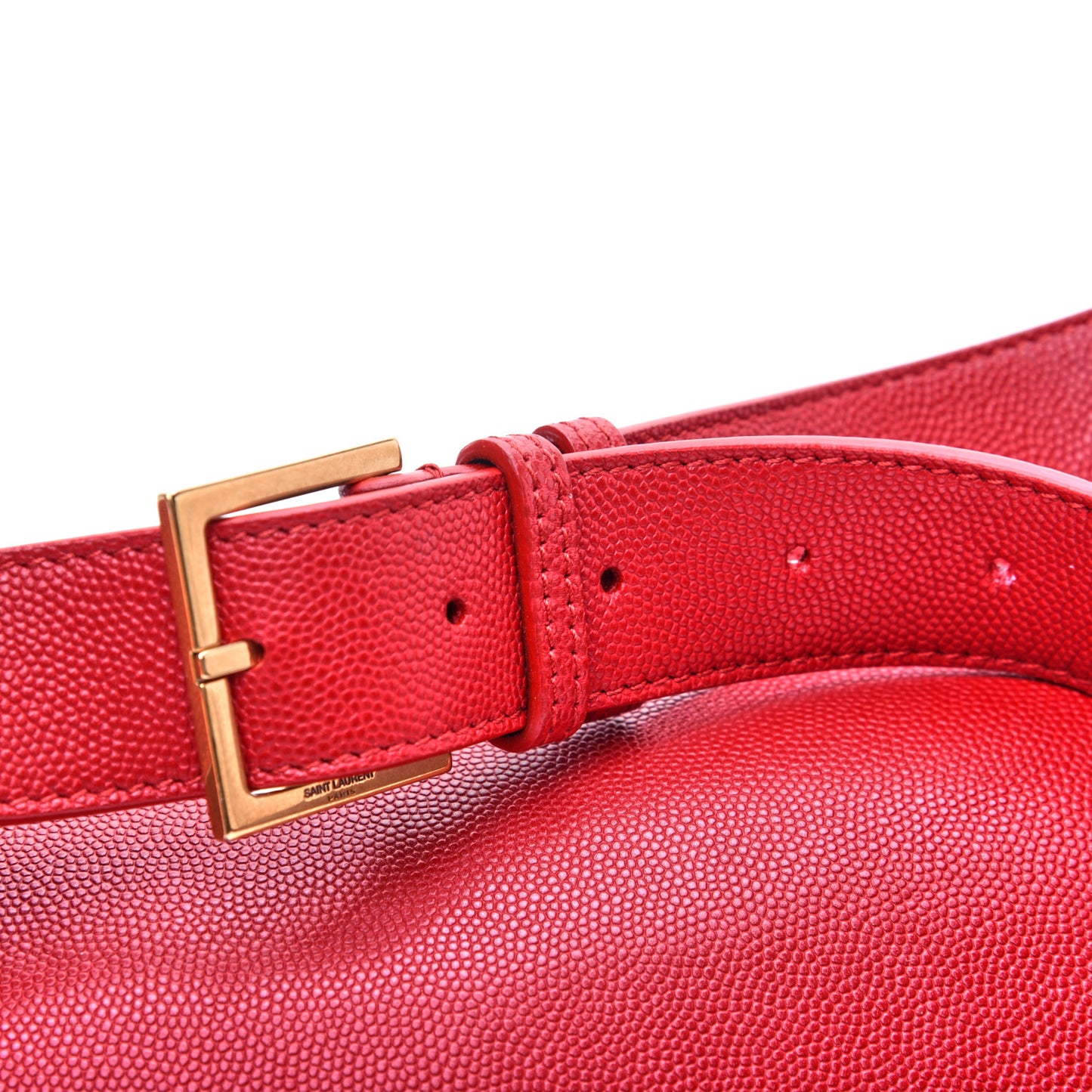 Grain De Poudre Monogram Belt Bag Rouge Eros