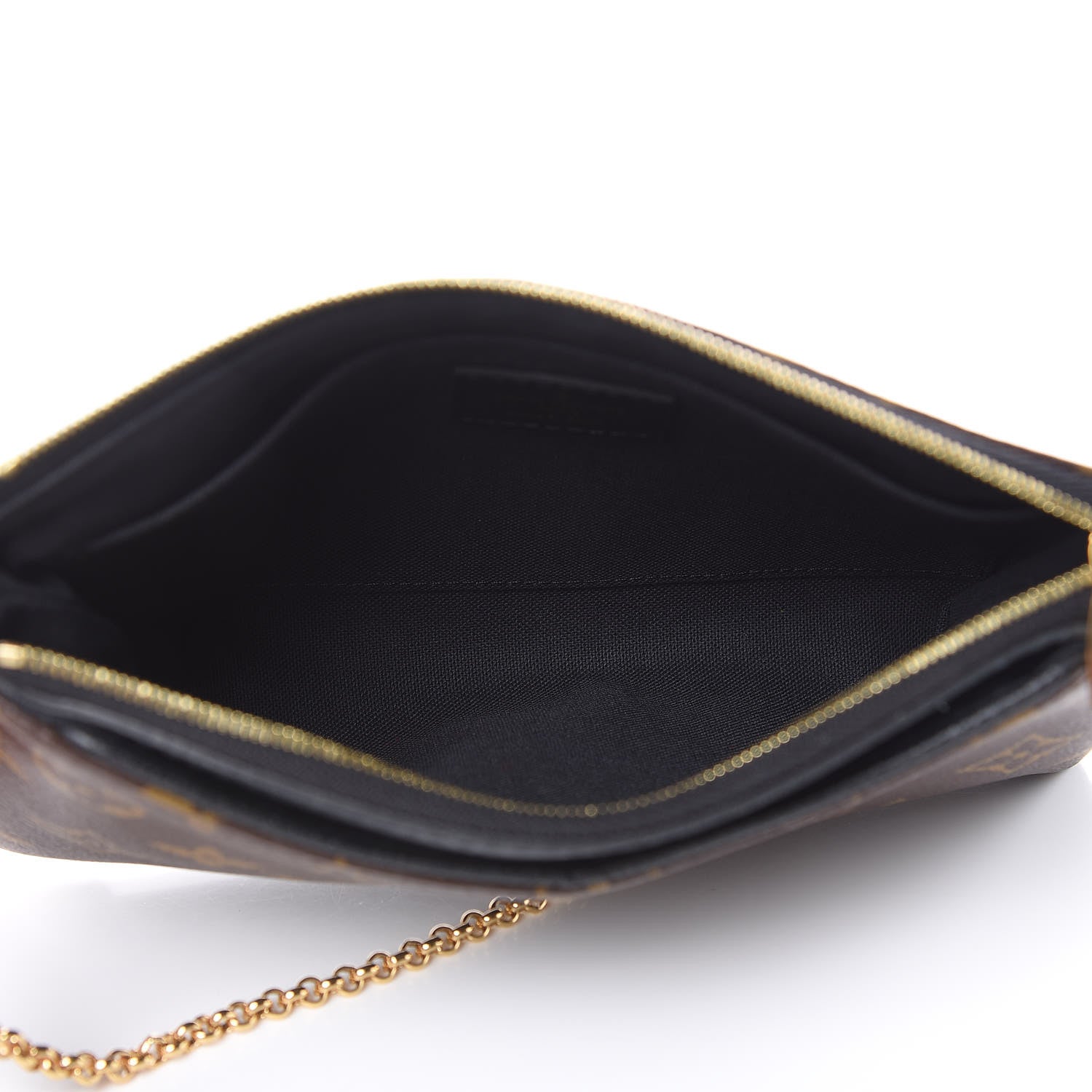 Louis Vuitton Monogram Pallas Clutch Black 5 of 9