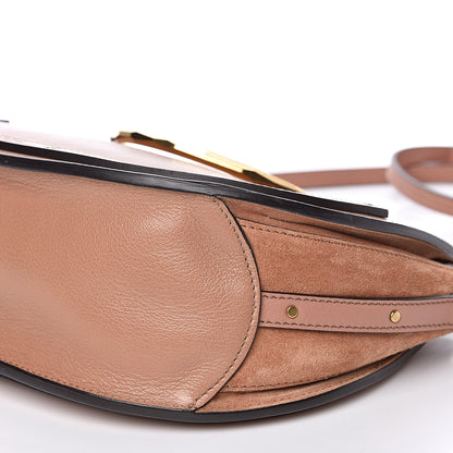 Chloe Calfskin Suede Medium Pixie Shoulder Bag Nougat 8 of 13