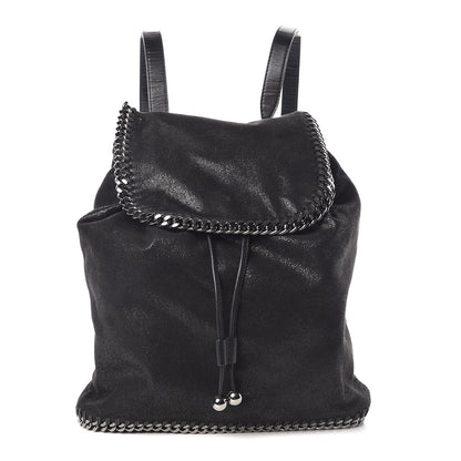 Stella McCartney Shaggy Deer Falabella Backpack Black 1 of 9