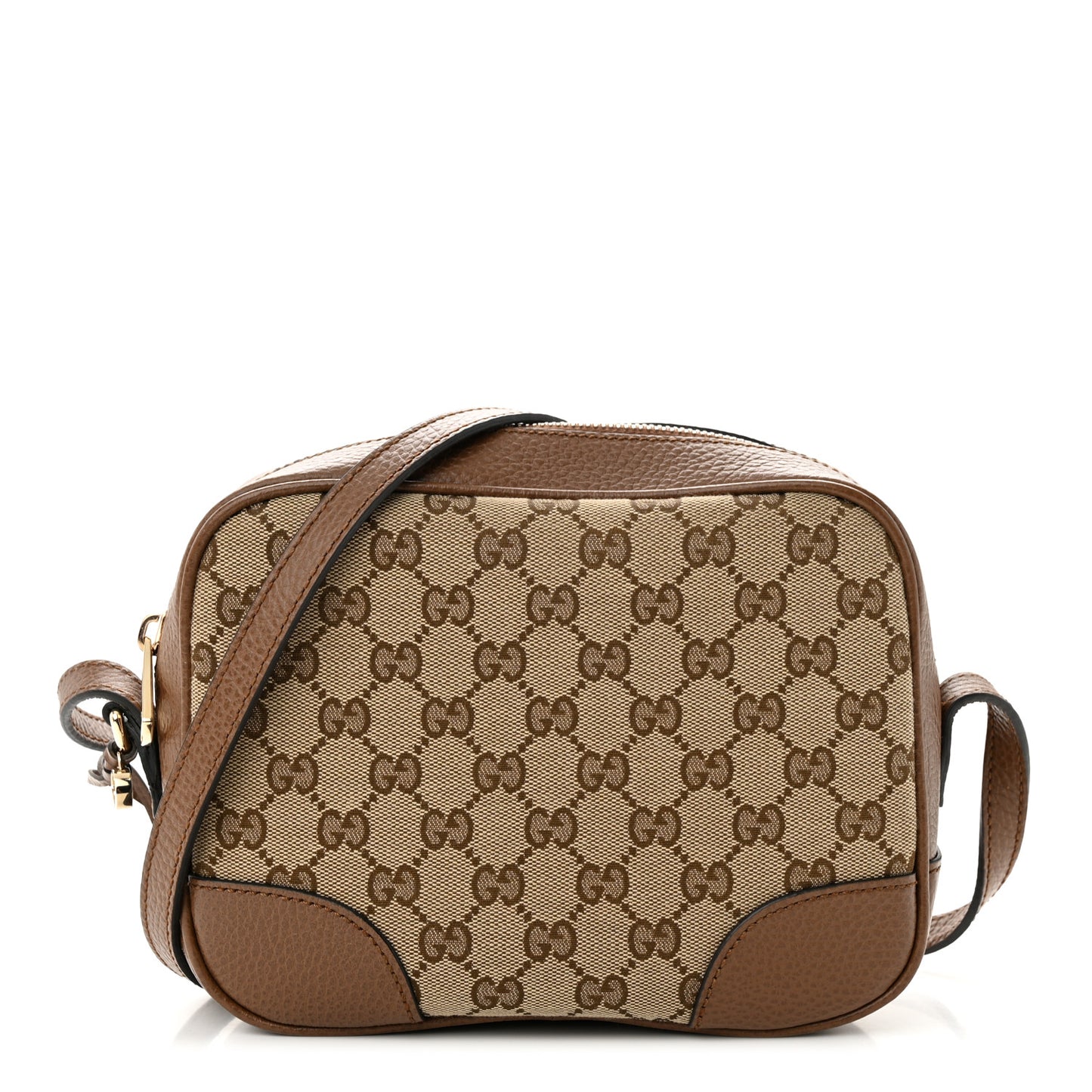 Monogram Mini Bree Messenger Bag Beige Tabacco