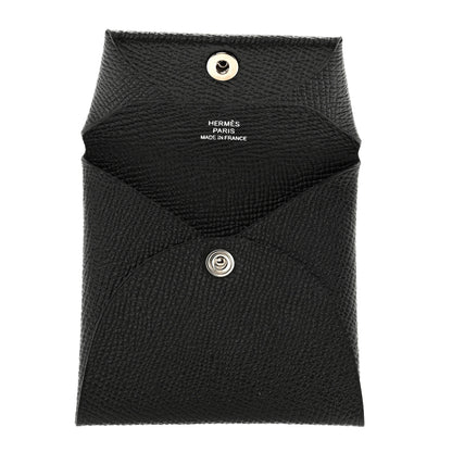 Hermes Epsom Bastia Coin Purse Black 5 of 7