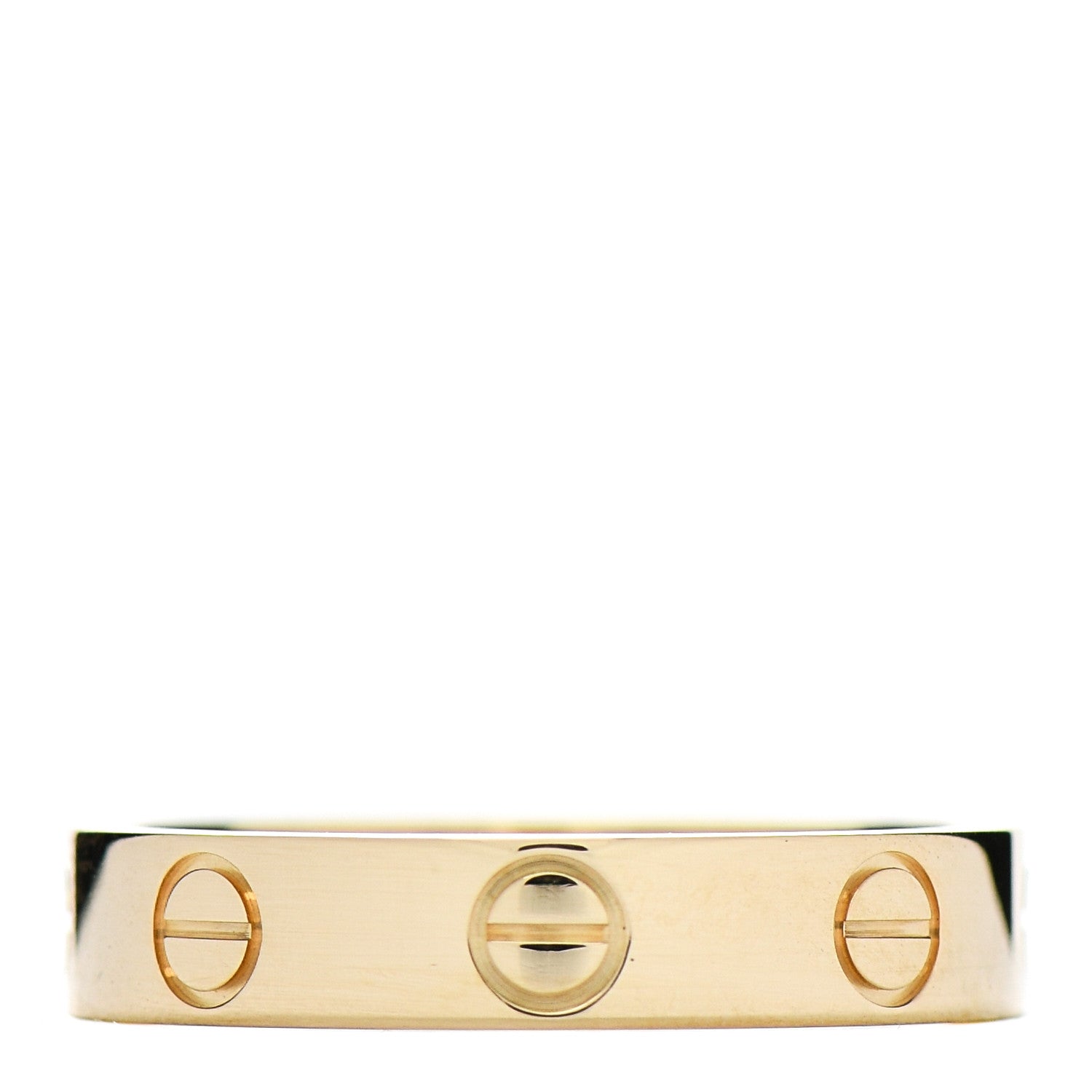 Cartier 18K Yellow Gold 3.5mm LOVE Wedding Band Ring 50 5.25 3 of 4