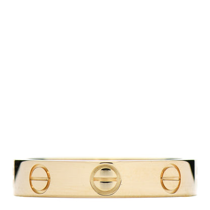 Cartier 18K Yellow Gold 3.5mm LOVE Wedding Band Ring 50 5.25 3 of 4