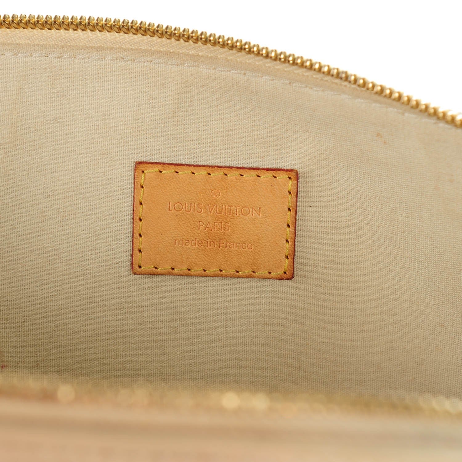 Louis Vuitton Vernis Alma GM Blanc Corail 7 of 10